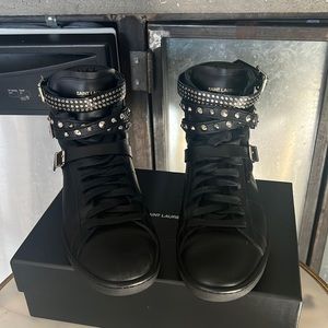 Saint Laurent Studded Sneakers